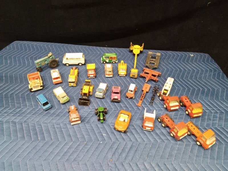 Vintage toy vehicles 70s, 80s, and 90s