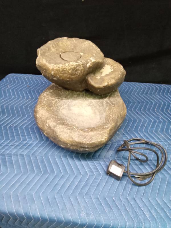 Large 2pc rock fountain with pump