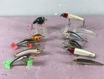 Lot of 10 Bagley Fishing Lures - see description for more info