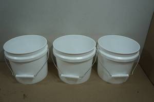 3 1 Gallon Pails