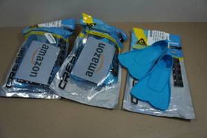 3 Cressi Kids Lite Fins - Assorted Sizes