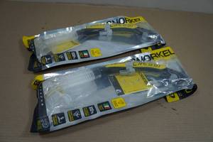 2 Cressi Adult Alpha Ultra Dry Snorkels