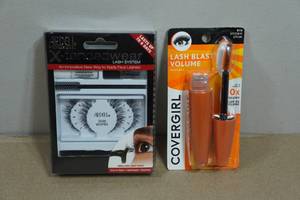 Cover Girl Lash Blast Volume Mascara and Ardell Faux Lashes