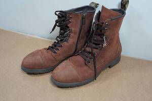 Xena Spice Womens 6 Steel Toe Zipper Work Boots - Size 9.5