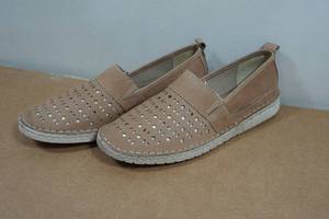 Josef Seibel Sofie Womens Perforated Leather Loafers - Size 9