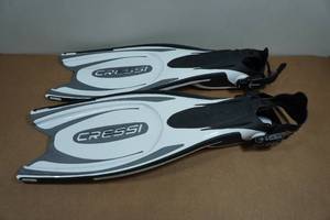 Cressi Frog Plus Adult Open Heel Scuba Diving Fins - ML