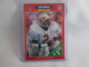 1989 Pro Set Deion Sanders Rookie C...