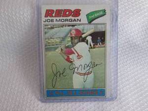 1977 Topps Joe Morgan Card...