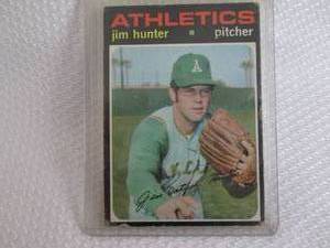 1971 Topps Jim Hunter Card...