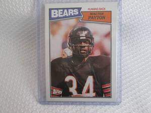 1987 Topps Walter Payton Card...