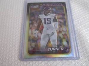2024 Chrome Dallas Turner Rookie Ca...