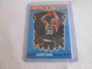 1990 Fleer Larry Bird All Star Stic...