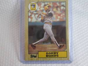 1987 Topps Barry Bonds Rookie Card...
