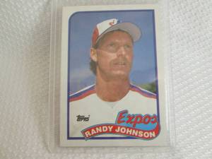 1989 Topps Randy Johnson Rookie Car...