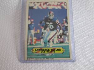 1983 Topps Lawrence Taylor Sticker ...