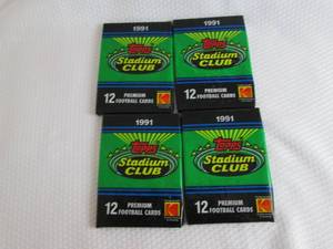 4-1991 Stadium Club Series 1 Footba...