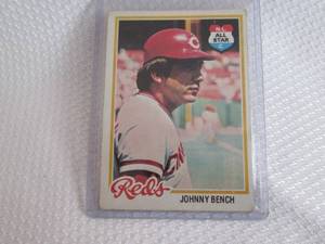 1978 Topps Johnny Bench Cards...