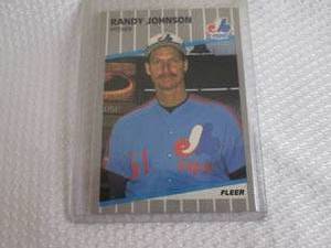 1989 Randy Johnson Fleer Rookie Car...