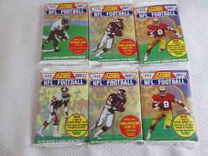 6-1990 Score Series 2 Football Pack...