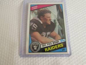 1984 Topps Howie Long Rookie Card...