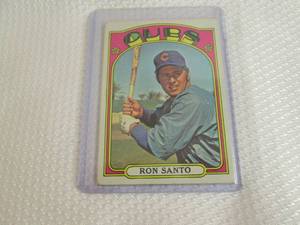 1972 Topps Ron Santo Card...