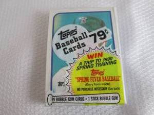1989 Topps Cello Pack Wade Boggs Ca...