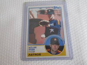 1983 Topps Nolan Ryan Card...