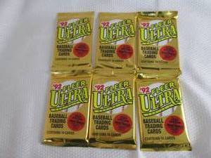 6-1992 Fleer Ultra Baseball Packs...