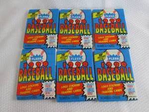 6-1990 Fleer Baseball Packs...