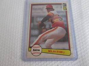 1982 Donruss Nolan Ryan Card...