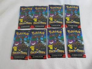8 Trick Or Trade Pokemon Packs...
