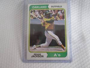 1974 Topps Reggie Jackson Card...