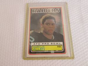 1983 Topps Marcus Allen Rookie Card...