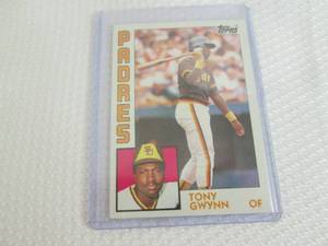 1984 Topps Tony Gwynn Card...