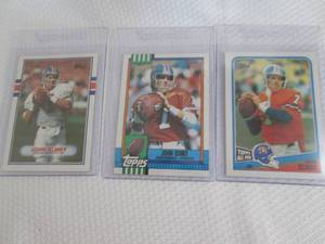 1988 - 1990 Topps John Elway Cards...