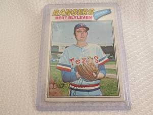 1977 Topps Bert Blyleven Card...