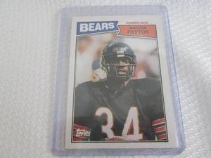 1987 Topps Walter Payton Card...