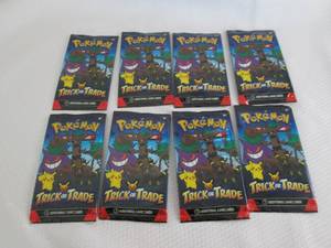 8 Pokemon Trick Or Trade Packs...