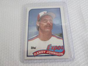 1989 Topps Randy Johnson Rookie Car...