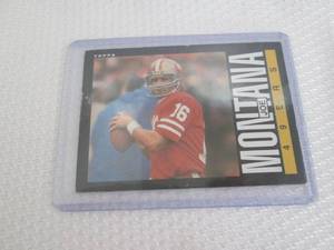 1985 Topps Joe Montana Card...