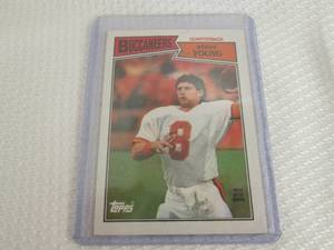 1987 Topps Steve Young Card...