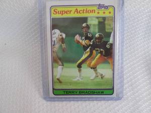 1981 Topps Terry Bradshaw Card...