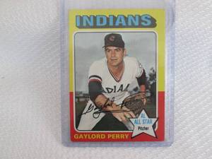 1975 Topps Gaylord Perry Card...