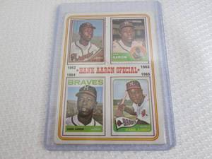 1974 Topps Hank Aaron Card...