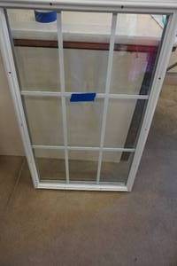 Door Window Insert With Decorative Grid
