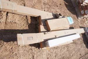 Lot of Composite Deck Accessories, Rails, Balusters, Posts in Earth Color