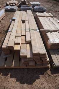 1,343' of 1 x 6 WP4 Cedar End Match Clear Coat