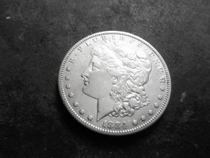 1884 S Morgan Silver Dollar