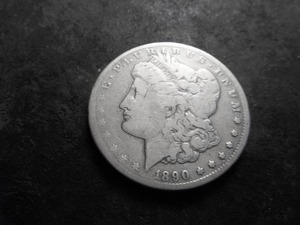 1890 CC Morgan Silver Dollar