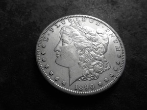 1890 S Morgan Silver Dollar